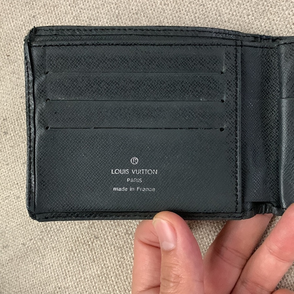 Louis‎ Vuitton Wallet Bifold Men’s One Size Dark Green Taiga Leather - Picture 3 of 13